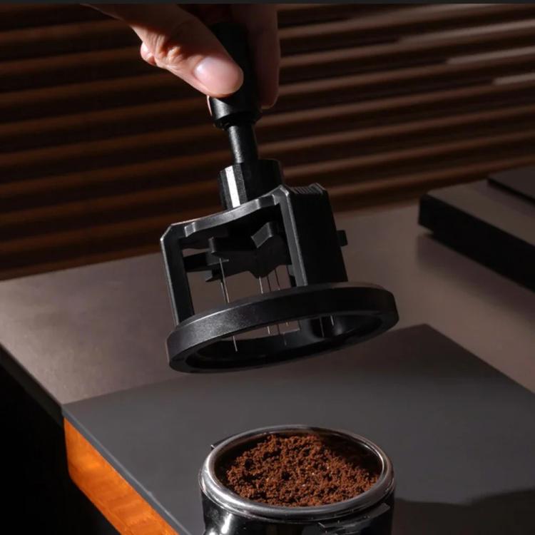 58mm Rotating Magnetic WDT Tool for Espresso Adjustable Height Coffee Needle Distributor Coffee Grounds Fluffing Tool - free shipping - PMC TechLife - Order now!