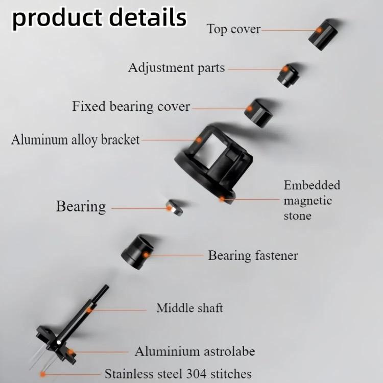 51mm Rotating Magnetic WDT Tool for Espresso Adjustable Height Coffee Needle Distributor Coffee Grounds Fluffing Tool - free shipping - PMC TechLife - Order now!