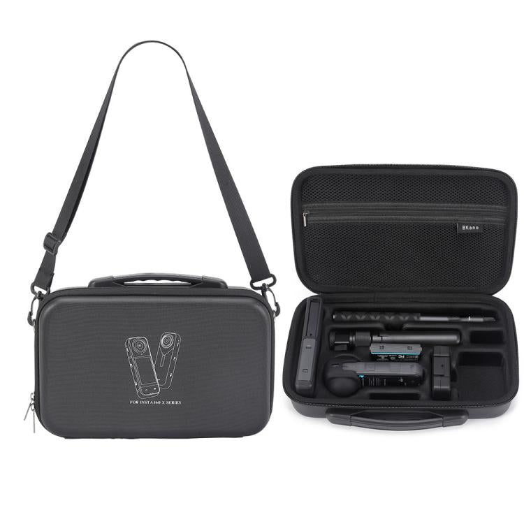 For Insta360 X5 /X4 BKANO Large Capacity Shoulder Bag Portable Handbag(Black) - free shipping - PMC TechLife - Order now!