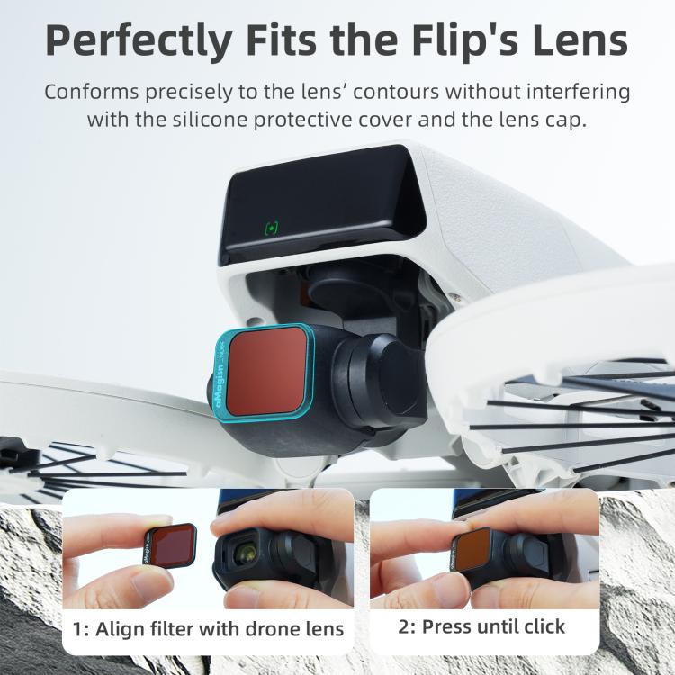 For DJI Flip aMagisn Filter Lens Accessories, Spec: 1/4 Miat - free shipping - PMC TechLife - Order now!