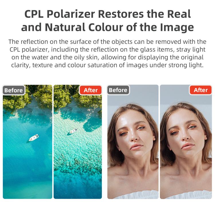 For DJI Flip aMagisn Filter Lens Accessories, Spec: CPL - free shipping - PMC TechLife - Order now!