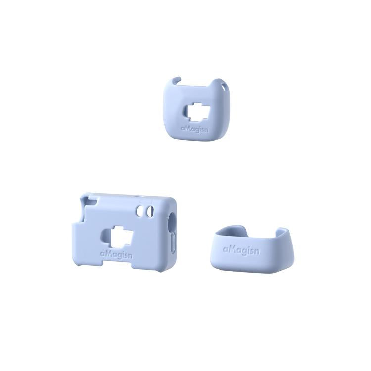 For DJI Mic Mini aMagisn MP01 Silicone Protective Case, Color: 3 In 1 Blue - free shipping - PMC TechLife - Order now!