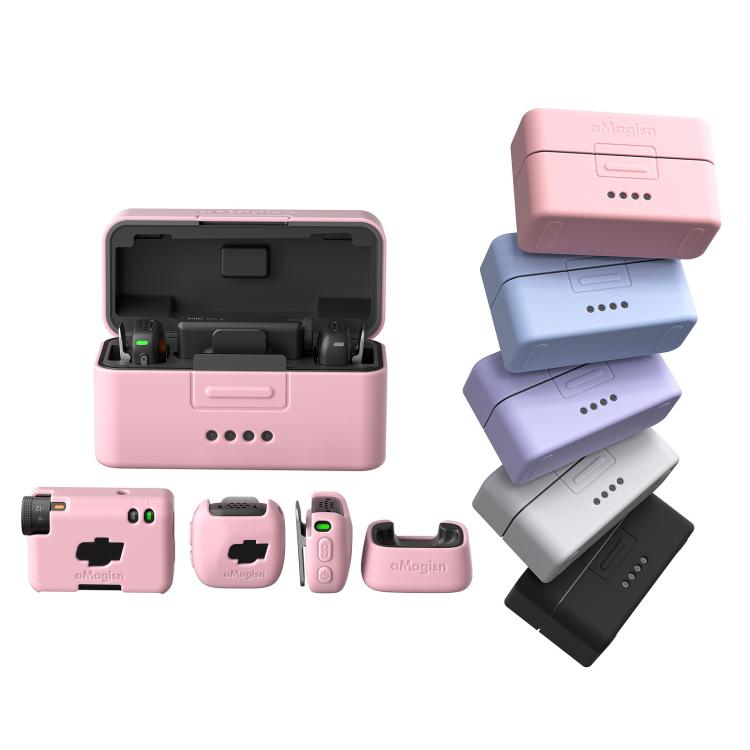 For DJI Mic Mini aMagisn MP01 Silicone Protective Case, Color: 4 In 1 Gray - free shipping - PMC TechLife - Order now!
