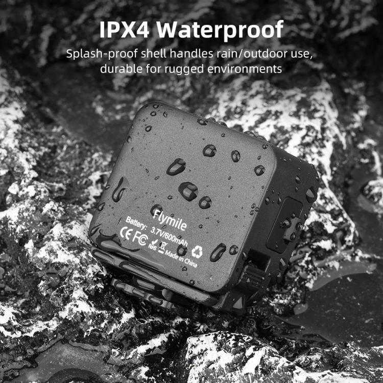 For DJI Action 5 Pro/ Action 4 Flymile 20 LEDs Magnetic Fill Light Rechargeable Video Light 3000K/4440K/8700K Adjustable(Black) - free shipping - PMC TechLife - Order now!