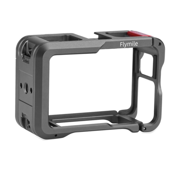 For DJI Action 5 Pro/Action 4/Action 3 Flymile Aluminum Alloy Camera Cage Protective Metal Frame(Metal Color) - free shipping - PMC TechLife - Order now!