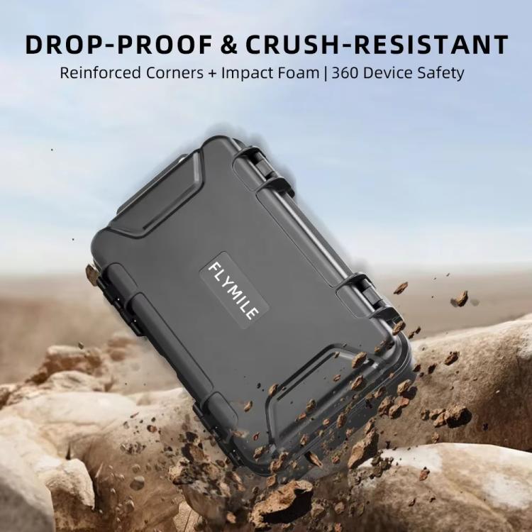 For Insta360 X5 Camera Flymile Portable Protective Hard Case Waterproof Shockproof Travel Carrying Storage Box(Black) - free shipping - PMC TechLife - Order now!