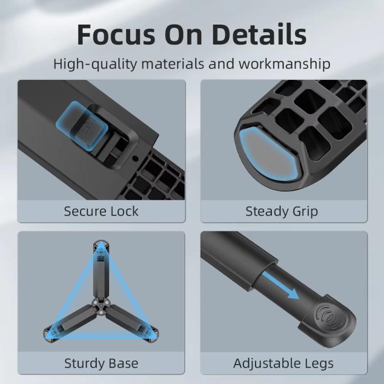 Flymile Extendable Mini Tripod With 1/4-Inch Screw For Action Cameras Nut Adapter Set - free shipping - PMC TechLife - Order now!