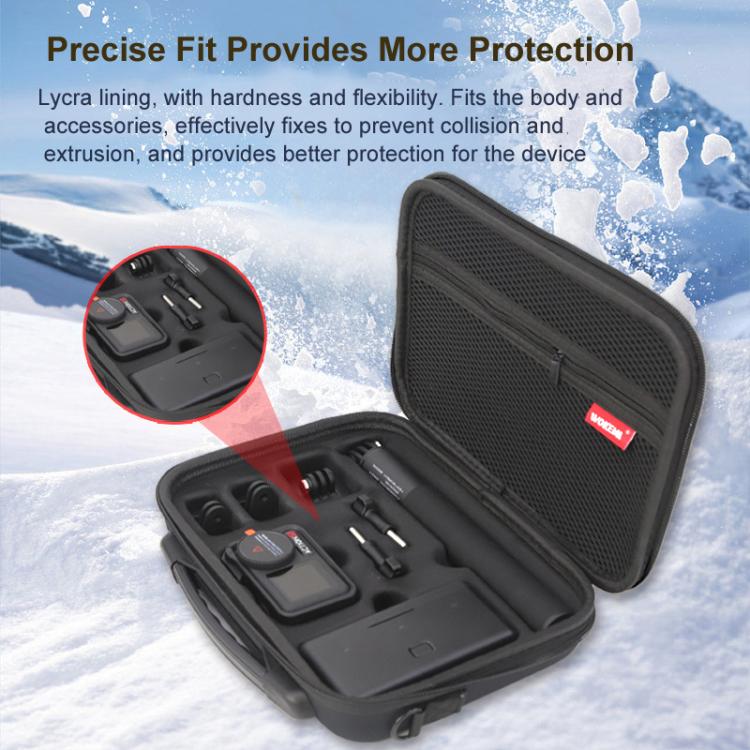 Carrying Case For DJI Action 5 Pro /Action 4 / Action 3 All-in-One Kit Durable Shoulder & Hand Carry Bag(Fluorescent Green) - free shipping - PMC TechLife - Order now!