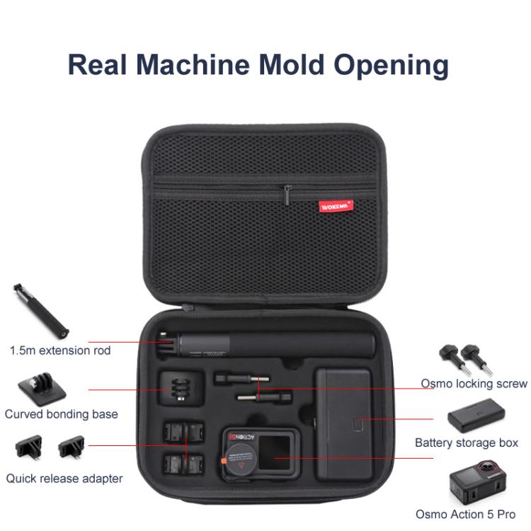 Carrying Case For DJI Action 5 Pro /Action 4 / Action 3 All-in-One Kit Durable Shoulder & Hand Carry Bag(Pink) - free shipping - PMC TechLife - Order now!