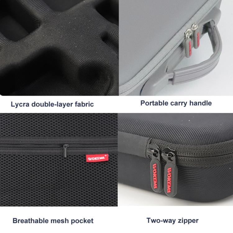 Carrying Case For DJI Action 5 Pro /Action 4 / Action 3 All-in-One Kit Durable Shoulder & Hand Carry Bag(Fluorescent Green) - free shipping - PMC TechLife - Order now!