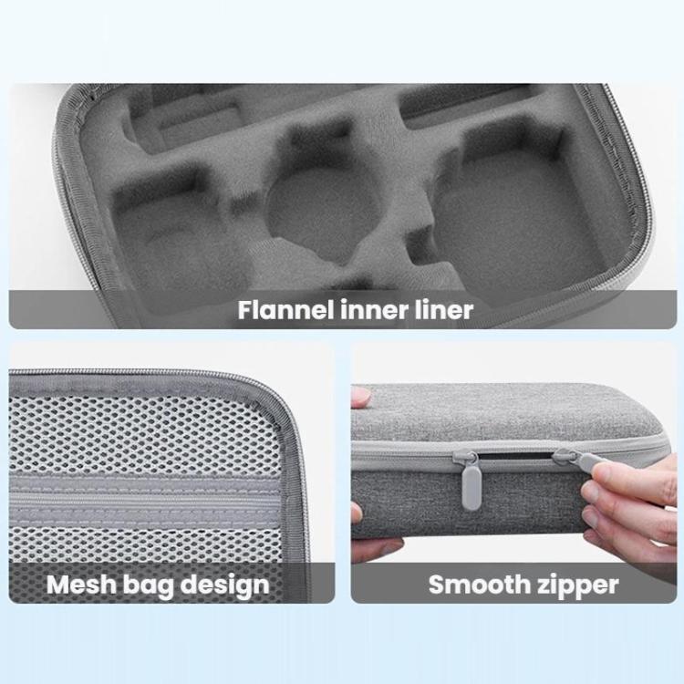 For Insta360 GO3 BRDRC Protection Portable Storage Bag(Gray) - free shipping - PMC TechLife - Order now!