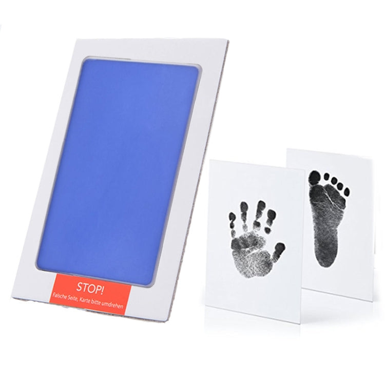 Non-Toxic Baby Handprint Footprint Imprint Souvenirs Infant Clay Toy Gifts(Sky blue) - Baby Souvenirs by PMC TechLife | Online Shopping South Africa | PMC TechLife