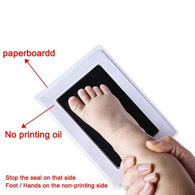 Non-Toxic Baby Handprint Footprint Imprint Souvenirs Infant Clay Toy Gifts(Sky blue) - Baby Souvenirs by PMC TechLife | Online Shopping South Africa | PMC TechLife