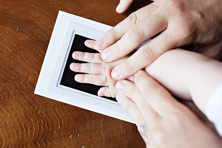 Non-Toxic Baby Handprint Footprint Imprint Souvenirs Infant Clay Toy Gifts(Pink) - Baby Souvenirs by PMC TechLife | Online Shopping South Africa | PMC TechLife | Buy Now Pay Later Mobicred