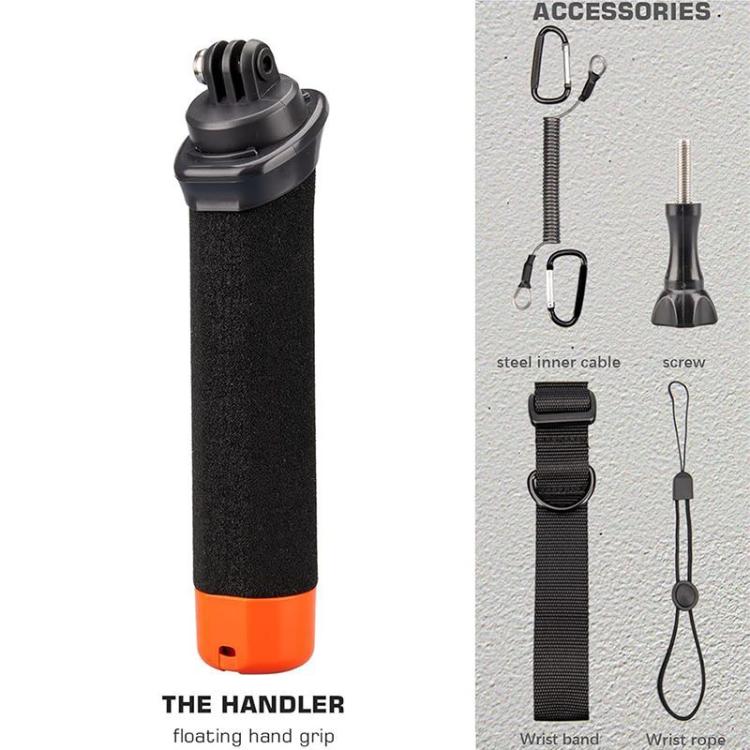 Floating Hand Grip For GoPro/DJI/Insta360 Action Camera Water-resistant Buoyant Handle With Anti-Loss Steel Cable - free shipping - PMC TechLife - Order now!
