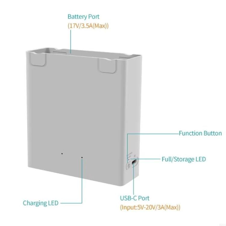 For DJI Avata 2 YX Dual-Channel Battery Charging Hub Smart Maintenance Station(Gray) - free shipping - PMC TechLife - Order now!