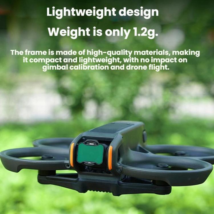For DJI Avata 2 BRDRC Aluminum Frame Filter Accessories, Specification: UV+CPL+ND16 - free shipping - PMC TechLife - Order now!