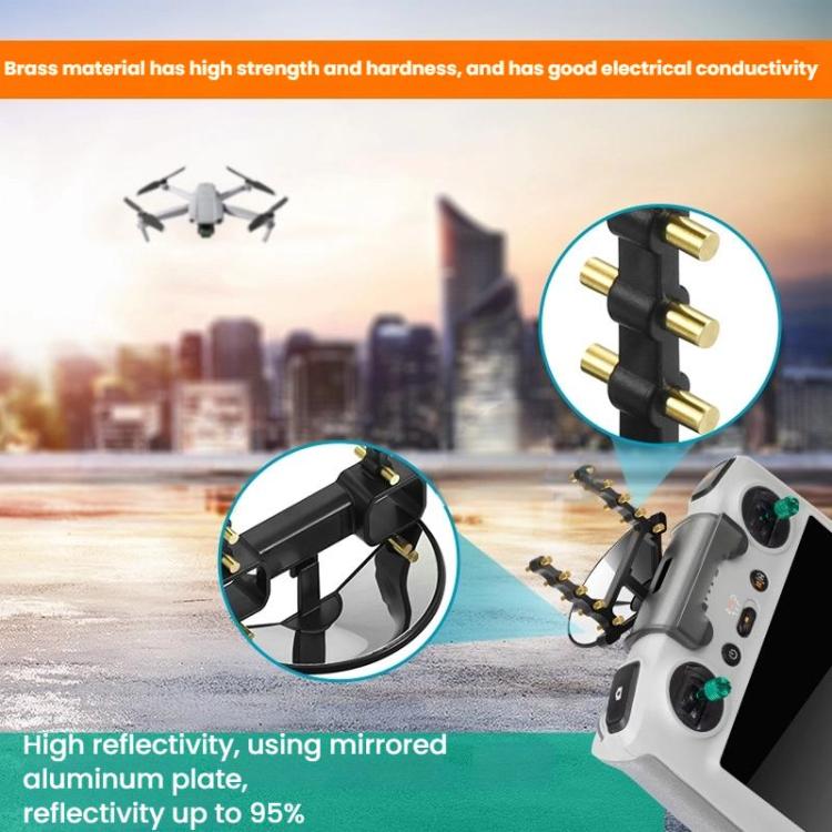 For DJI RC Controller Yagi Antenna Signal Booster Compatible With Mini 3/Mini 3 Pro/Mavic 3 Pro/Mavic 3 Classic Drones - free shipping - PMC TechLife - Order now!