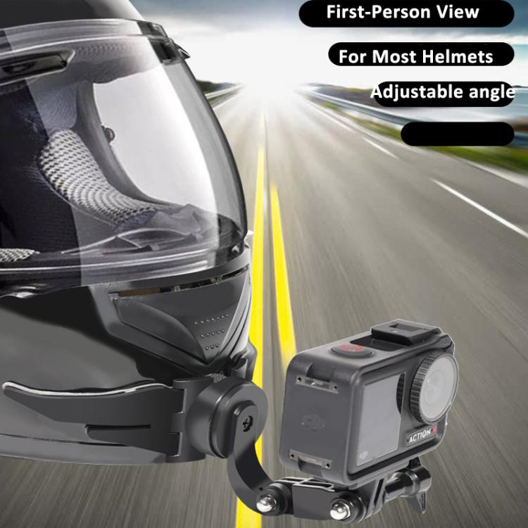 360-degree Rotatable Helmet Chin Mount for GoPro HERO/Insta360/DJI Osmo Action POV Camera Mount - free shipping - PMC TechLife - Order now!