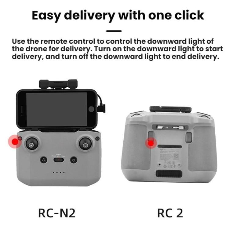 For DJI AIR 3S/AIR 3 BRDRC Drone Airdrop Accessories(Dark Gray) - free shipping - PMC TechLife - Order now!