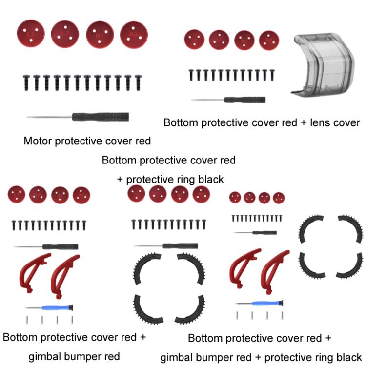 For DJI Avata 2 BRDRC Motor Dust Protection Cover Accessories, Specification: Bottom Cover + Lens Cover - free shipping - PMC TechLife - Order now!