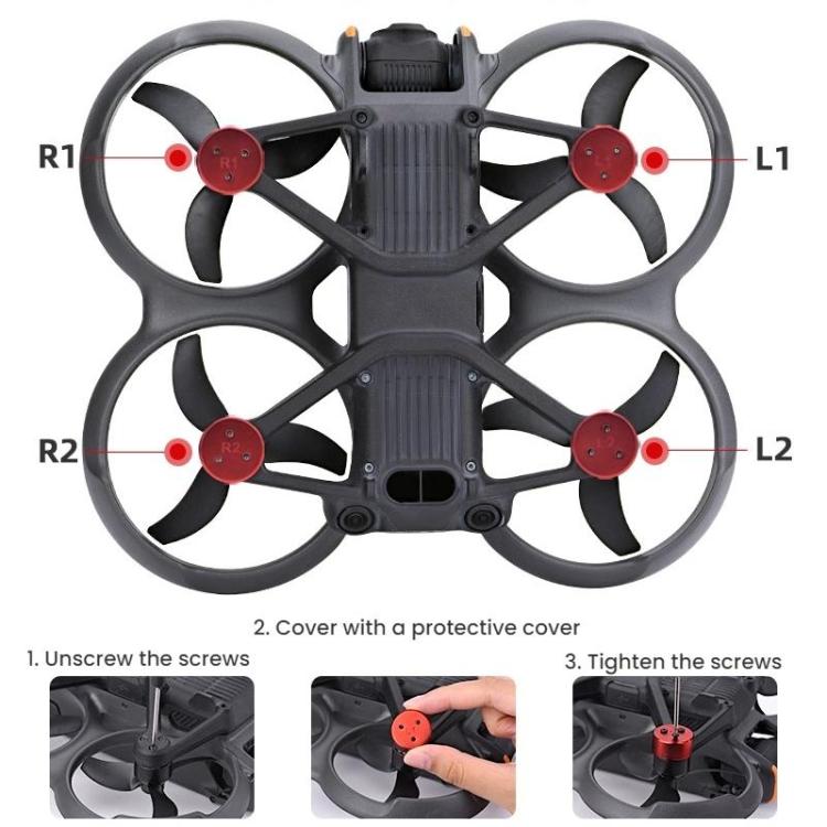 For DJI Avata 2 BRDRC Motor Dust Protection Cover Accessories, Specification: Bottom Cover + Gimbal Bumper + Protection Ring - free shipping - PMC TechLife - Order now!