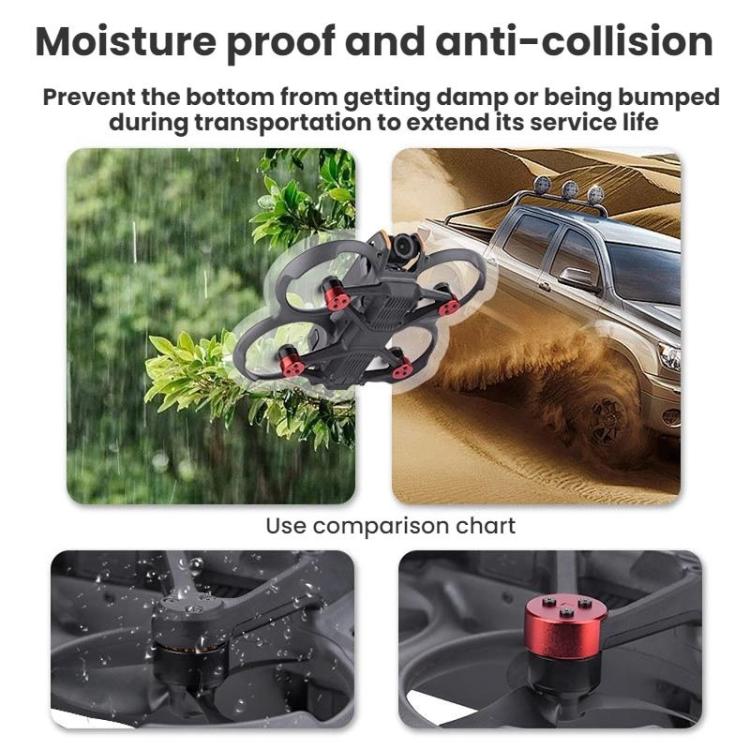 For DJI Avata 2 BRDRC Motor Dust Protection Cover Accessories, Specification: Bottom Cover + Protection Ring - free shipping - PMC TechLife - Order now!