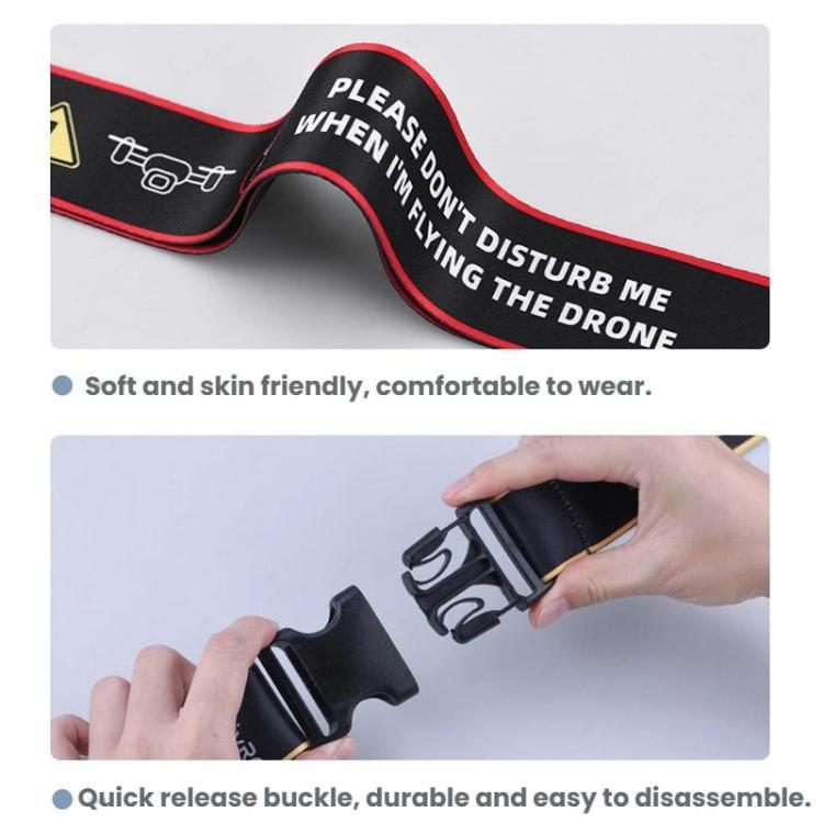 For DJI MINI 4 PRO/Mavic 3/AIR 3/NEO BRDRC Remote Control Widened Lanyard(Red Edge) - free shipping - PMC TechLife - Order now!