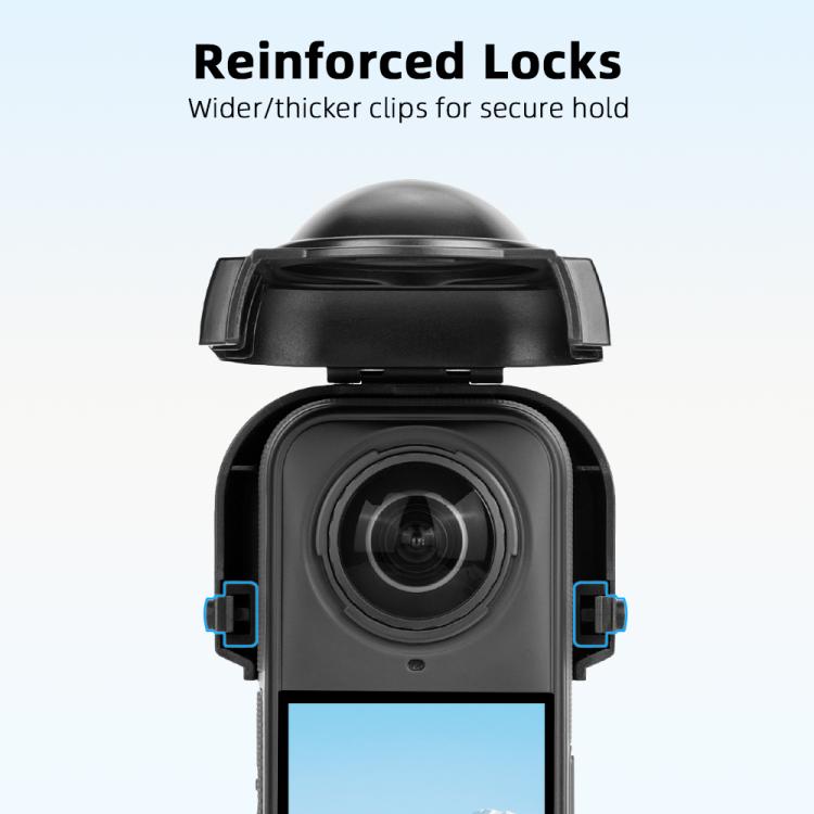 For Insta360 X5 Camera Flymile Lens Protective Cover Dustproof & Scratch-Resistant Anti-Fall Protector Cap(Blue) - free shipping - PMC TechLife - Order now!