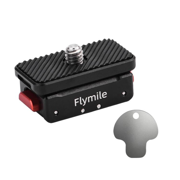 Flymile Magnetic Quick-Release Base 1/4 Inch Thread Foldable Extension Kit for Insta360 Ace Pro 2/Ace Pro/Ace/X5/X4/X3/X2(Black) - free shipping - PMC TechLife - Order now!