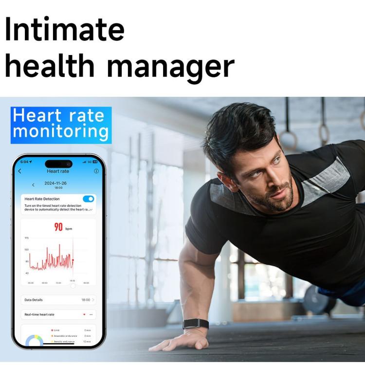 Dual PD Real-Time Heart Rate Blood Oxygen Real-Time Sleep Exercise Health Bracelet(White) - free shipping - PMC TechLife - Order now!