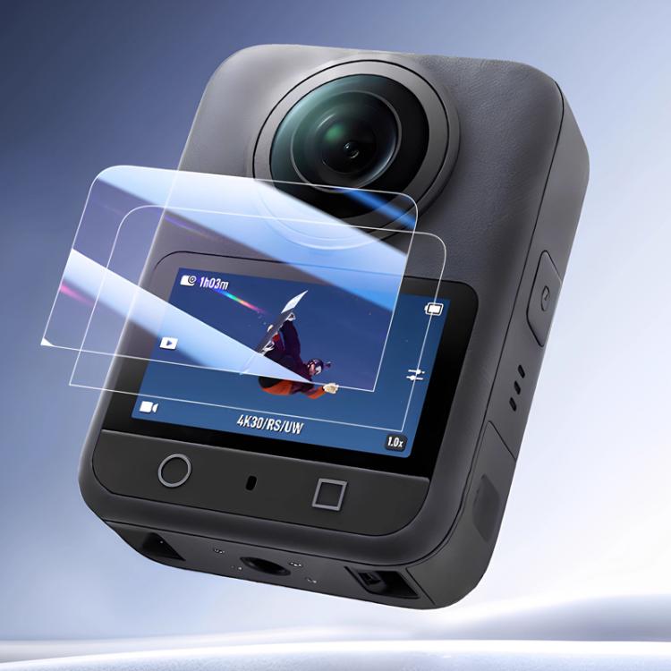 For DJI Osmo 360 Action Camera 2pcs /Pack Tempered Glass Screen Protector HD Anti-Scratch Lens Film(CN-218) - free shipping - PMC TechLife - Order now!