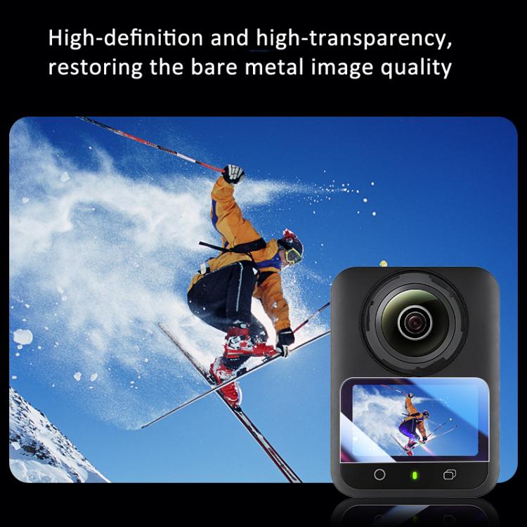 For DJI Osmo 360 Action Camera 2pcs /Pack Tempered Glass Screen Protector HD Anti-Scratch Lens Film(CN-218) - free shipping - PMC TechLife - Order now!