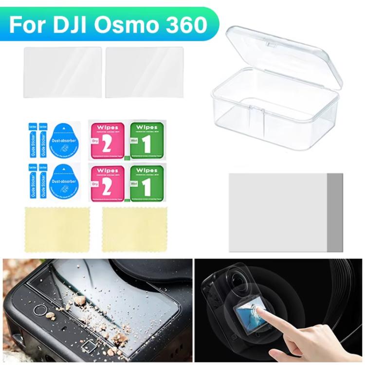 For DJI Osmo 360 CYNOVA 2pcs /Pack Tempered Glass Screen Protector 9H Hardness Anti-Scratch Camera Lens Film - free shipping - PMC TechLife - Order now!
