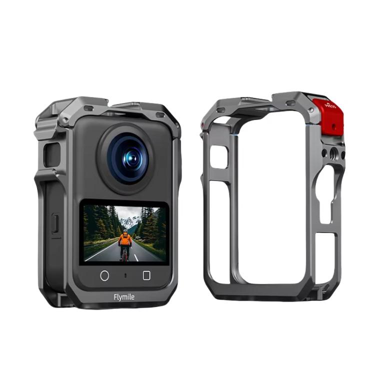 For DJI Osmo 360 Flymile Dual Cold Shoe Metal Quick-Release Cage With Lens C(FLY042_2) - free shipping - PMC TechLife - Order now!
