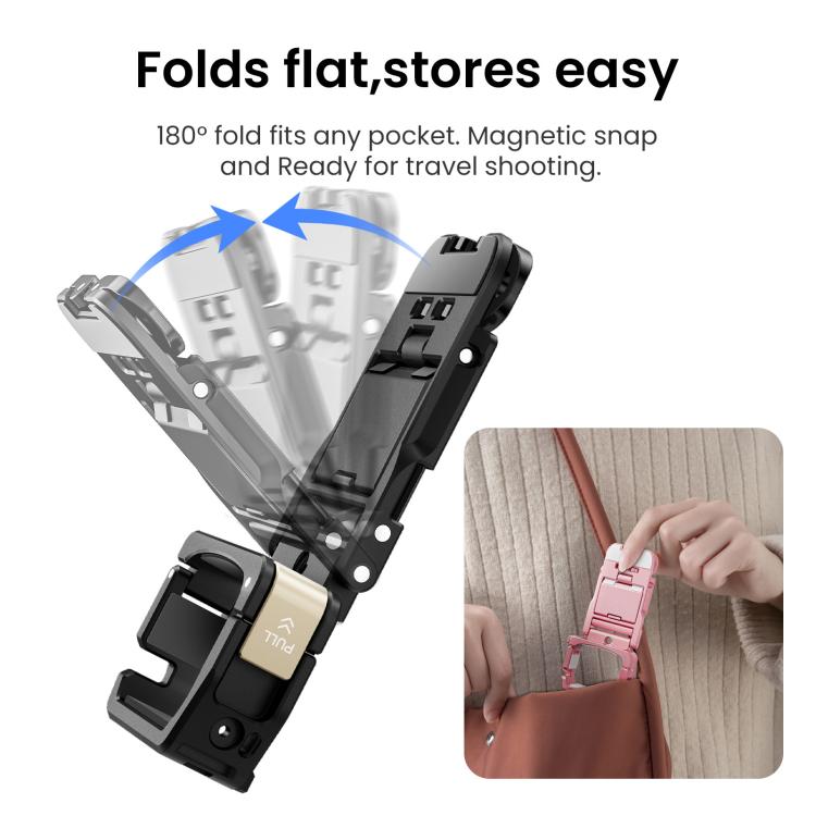 For DJI Pocket 3 aMagisn Mantis Extension Frame Magnetic Mount for Hands-Free Vlogging(Pink) - free shipping - PMC TechLife - Order now!