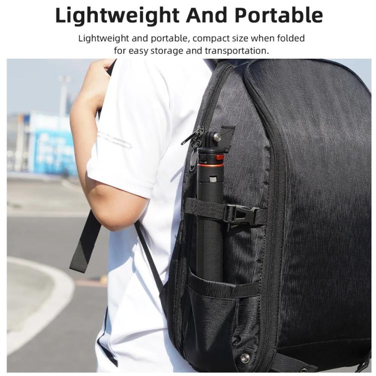 Flymile 1.63m Magnetic Quick-Release Tripod Selfie Stick for Action Cameras for Vlogging, Outdoor Sports(Black) - free shipping - PMC TechLife - Order now!