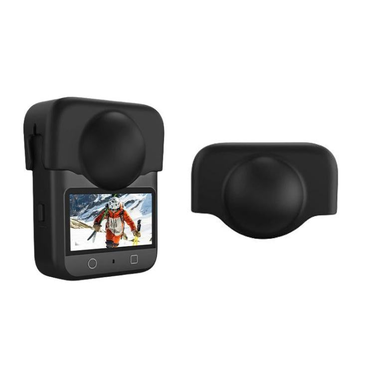 For DJI Osmo 360 Camera Silicone Lens Cap Dustproof & Anti-Scratch Lens Cover Protector(Black) - free shipping - PMC TechLife - Order now!