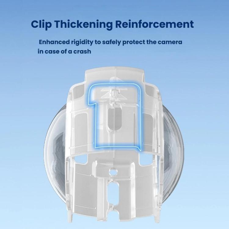 For Insta360 X5 Camera Anti-Fog Snap-On Protective Lens Cover Lens Guards(Transparent) - free shipping - PMC TechLife - Order now!
