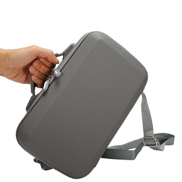 For DJI Osmo 360 Adventure Combo Flymile PU Leather Shoulder Bag Waterproof Crossbody Sling Bag(Gray) - free shipping - PMC TechLife - Order now!