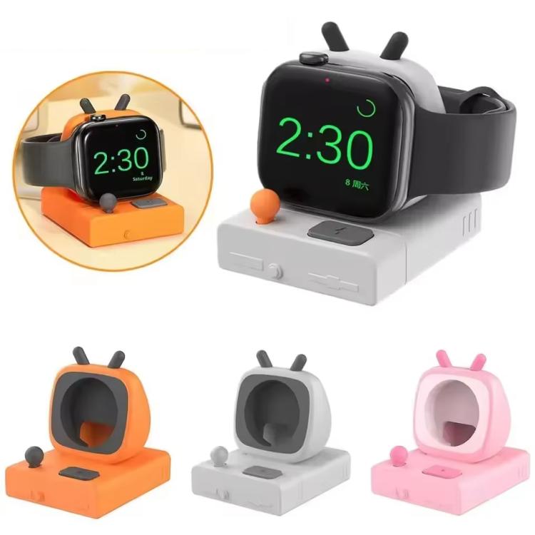 For Apple Watch Desktop Stand Silicone Base, Without Charger(Pink) - free shipping - PMC TechLife - Order now!