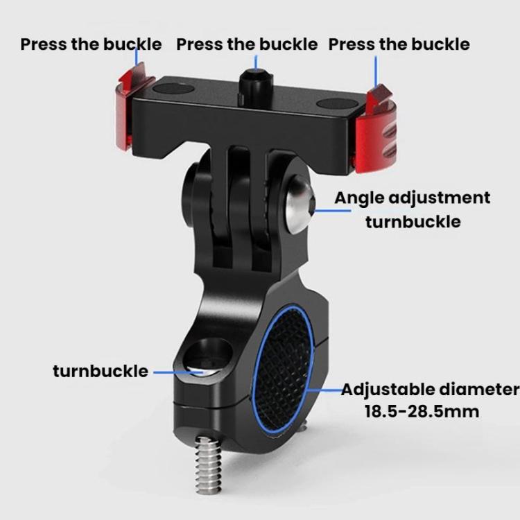 For GoPro HERO13 Black Action Camera Magnetic Quick Release Bike Mount Outdoor Cycling Tilt Shooting Bracket, Spec: 180 Degree Adjustable - free shipping - PMC TechLife - Order now!