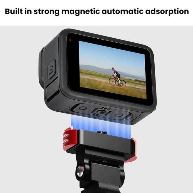 For GoPro HERO13 Black Action Camera Magnetic Quick Release Bike Mount Outdoor Cycling Tilt Shooting Bracket, Spec: 180 Degree Adjustable - free shipping - PMC TechLife - Order now!