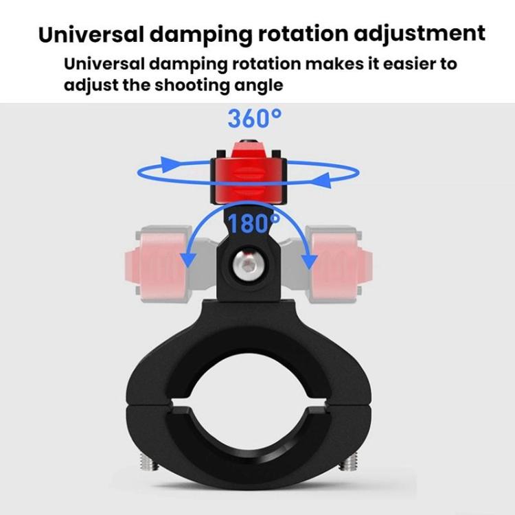 Action Camera Magnetic Quick Release Bike Mount, For GoPro HERO13 Black /12 Black /11 Black/10 Black/9 Black/8 Black, Spec: 360 Degree Damping Rotary - free shipping - PMC TechLife - Order now!