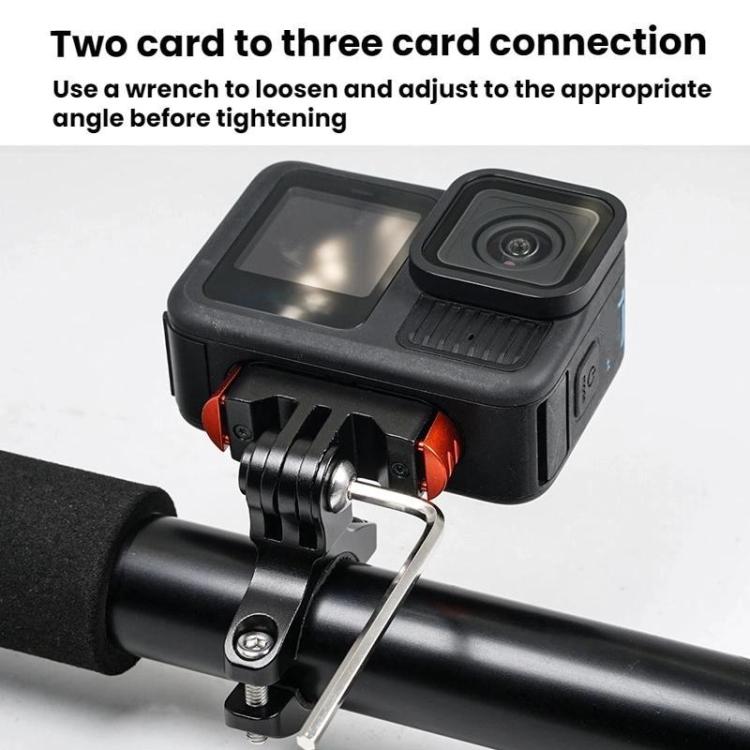 Action Camera Magnetic Quick Release Bike Mount, For GoPro HERO13 Black /12 Black /11 Black/10 Black/9 Black/8 Black, Spec: 180 Degree Adjustable - free shipping - PMC TechLife - Order now!