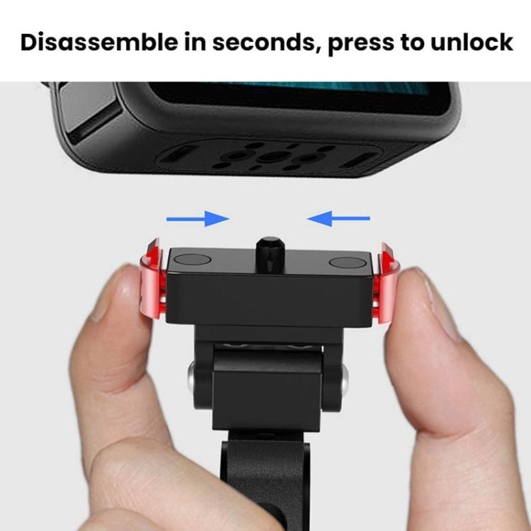 Action Camera Magnetic Quick Release Bike Mount, For GoPro HERO13 Black /12 Black /11 Black/10 Black/9 Black/8 Black, Spec: 180 Degree Adjustable - free shipping - PMC TechLife - Order now!