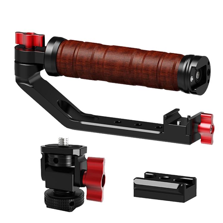 Gimbal Wooden Handle Chute Snail Gimbal Side Handle Grip,For DJI RS 4 Mini / 4 PRO / 3 / 3 Mini / 3 PRO / 2, Spec: With Chute And Snail Gimbal - free shipping - PMC TechLife - Order now!