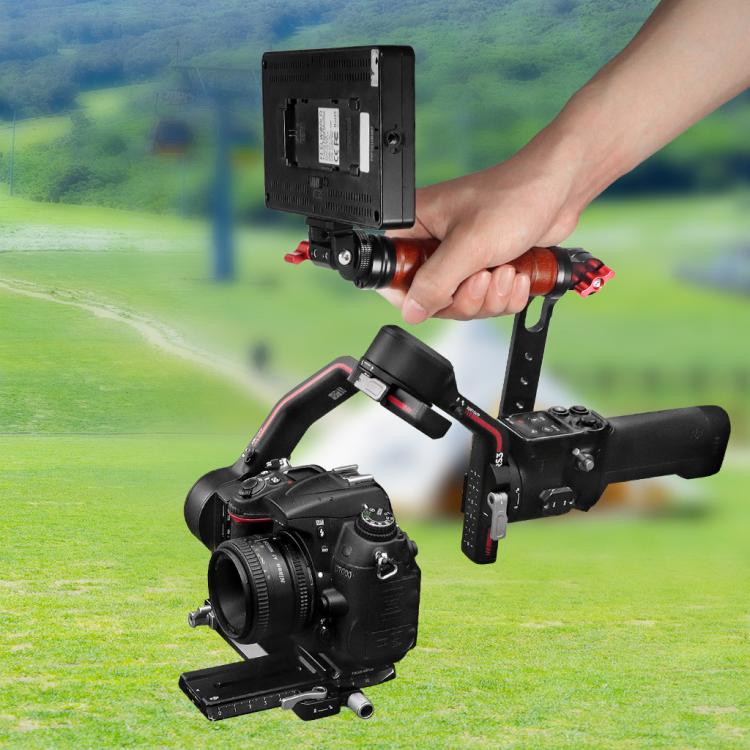 Gimbal Wooden Handle Chute Snail Gimbal Side Handle Grip,For DJI RS 4 Mini / 4 PRO / 3 / 3 Mini / 3 PRO / 2, Spec: With Chute And Snail Gimbal - free shipping - PMC TechLife - Order now!