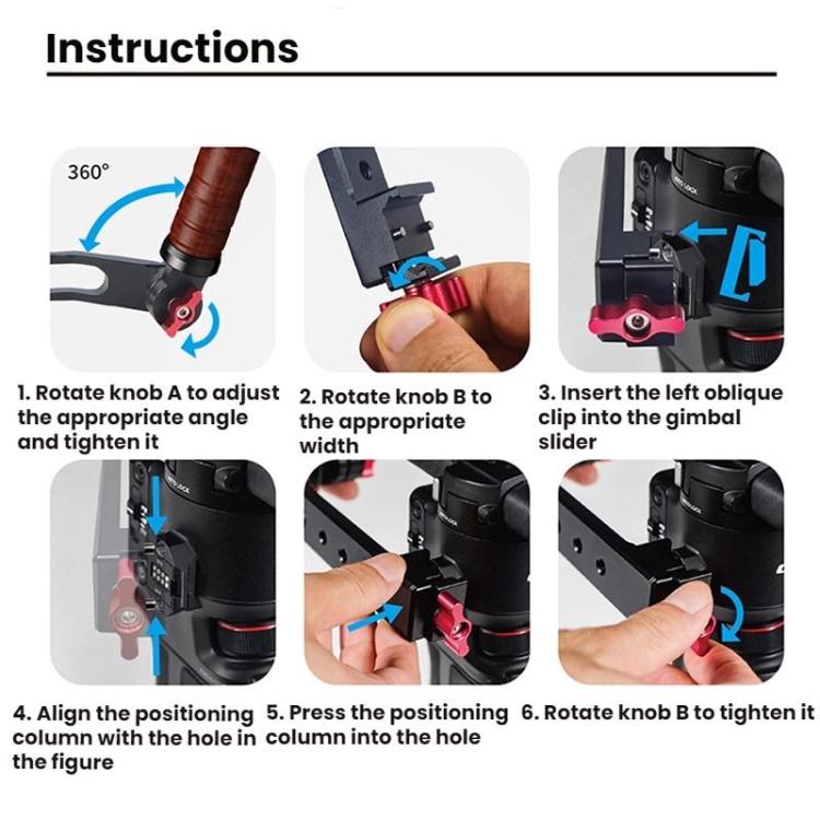 Gimbal Wooden Handle Chute Snail Gimbal Side Handle Grip,For DJI RS 4 Mini / 4 PRO / 3 / 3 Mini / 3 PRO / 2, Spec: With Chute And Snail Gimbal - free shipping - PMC TechLife - Order now!