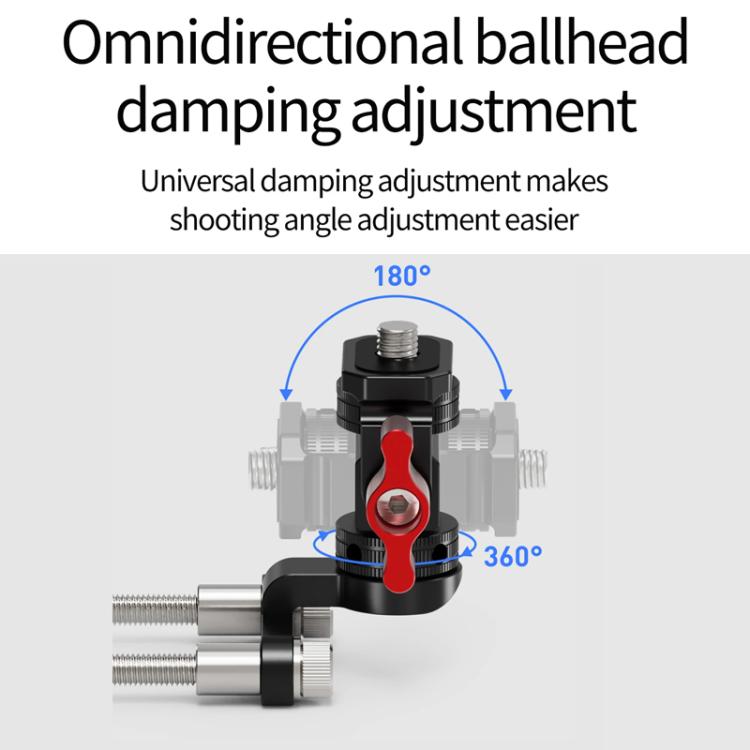 1/4 Universal Damping Adjustment Bicycle Stem Camera Mount Cycling Front Light Bracket For Shooting - free shipping - PMC TechLife - Order now!